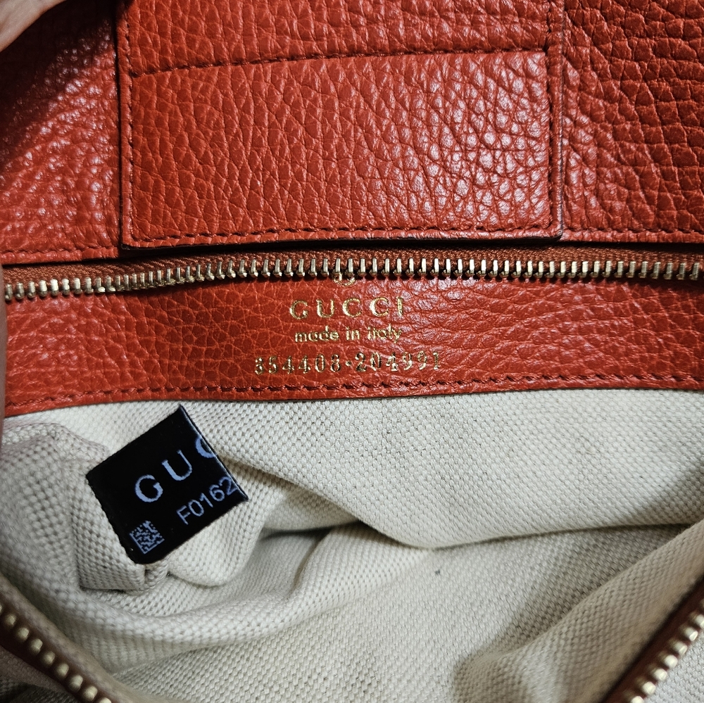 Auth Gucci Red Swing Tote Shoulder Bag - Picture 11 of 14